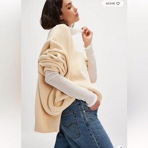 Free People Easy Street Tunic Cream M